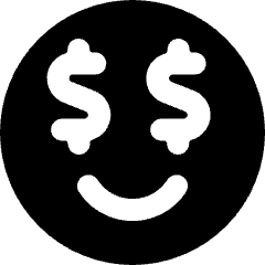 Smiley Rich Icon from Ultimate Bold Set
