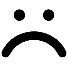 Smiley Sad Face Icon from Ultimate Bold Set