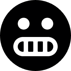 Smiley Scared Icon from Ultimate Bold Set