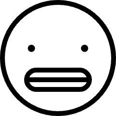Smiley Scared Icon from Ultimate Light Set