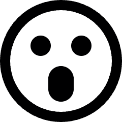 Smiley Shock Alternate Icon from Ultimate Bold Set