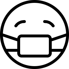Smiley Sick Contageous Icon from Ultimate Light Set