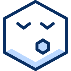Smiley Sigh Icon from Cyber Duotone Set