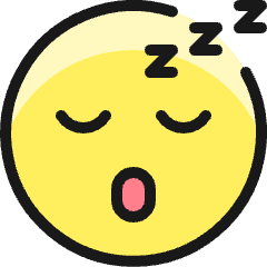 Smiley Sleepy Icon from Ultimate Colors Set