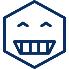 Smiley Smile 12 Icon from Cyber Line Set