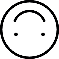 Smiley Smile Upside Down Icon from Ultimate Light Set