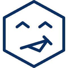 Smiley Smirk 2 Icon from Cyber Line Set