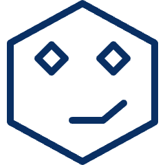 Smiley Smirk 3 Icon from Cyber Line Set