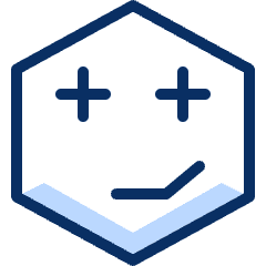 Smiley Smirk 4 Icon from Cyber Duotone Set