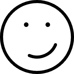 Smiley Smirk Icon from Ultimate Light Set