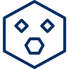 Smiley Surprise Icon from Cyber Line Set