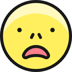 Smiley Surprised 1 Icon from Ultimate Colors Set