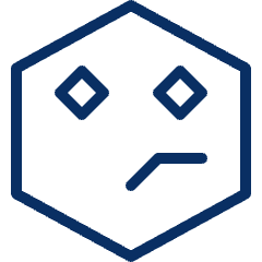 Smiley Thinking Icon from Cyber Line Set