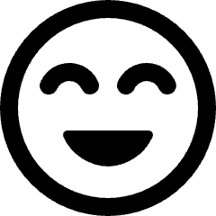 Smiley Thrilled Alternate Icon from Ultimate Bold Set