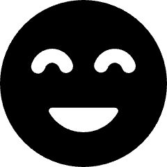 Smiley Thrilled Icon from Ultimate Bold Set