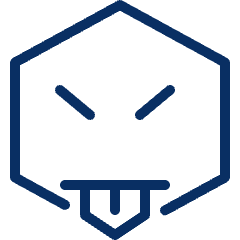 Smiley Tongue Icon from Cyber Line Set