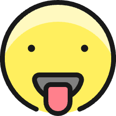Smiley Tongue 3 Icon from Ultimate Colors Set
