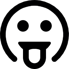 Smiley Tongue 3 Alternate Icon from Ultimate Bold Set