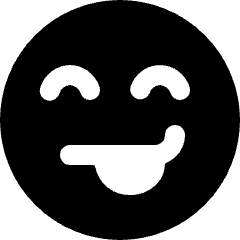 Smiley Tongue Icon from Ultimate Bold Set
