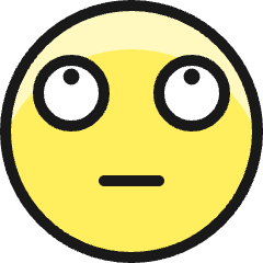 Smiley Trouble Icon from Ultimate Colors Set