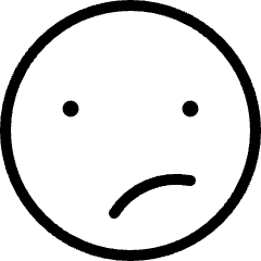 Smiley Unhappy 1 Icon from Ultimate Light Set