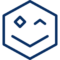 Smiley Wink Icon from Cyber Line Set