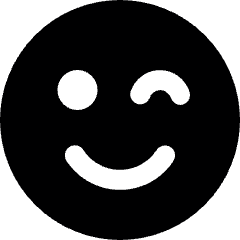 Smiley Wink Icon from Ultimate Bold Set