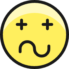 Smiley Wrong Icon from Ultimate Colors Set
