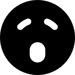 Smiley Yawn Icon from Ultimate Bold Set