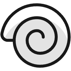 Snail Shell Icon from Ultimate Colors Set