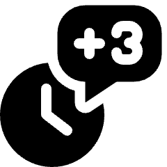 Extra Time Icon from Ultimate Bold Set