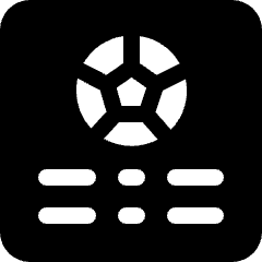 Match Schedule Board Icon from Ultimate Bold Set