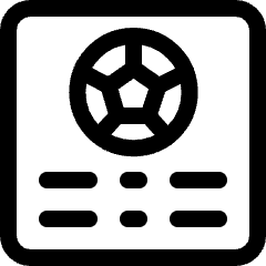 Match Schedule Board Icon from Ultimate Regular Set