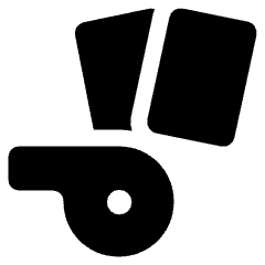 Referee Whistle Icon from Ultimate Bold Set