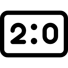 Scoreboard 1 Icon from Ultimate Regular Set