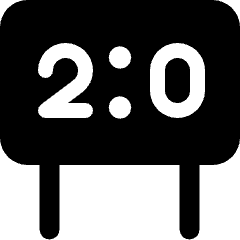 Scoreboard 3 Icon from Ultimate Bold Set