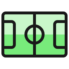 Soccer Field Icon from Ultimate Colors Set