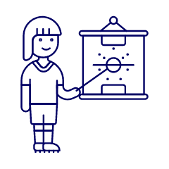 Soccer Football Plan 4 Illustration from UX Line Set