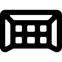 Soccer Goal Net Icon from Ultimate Bold Set