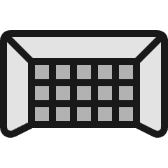 Soccer Goal Net Icon from Ultimate Colors Set