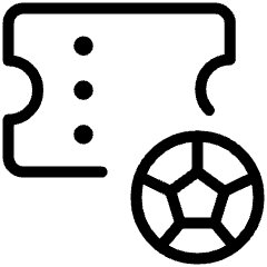 Soccer Match Ticket 2 Icon from Ultimate Light Set