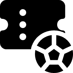 Soccer Match Ticket 2 Icon from Ultimate Bold Set