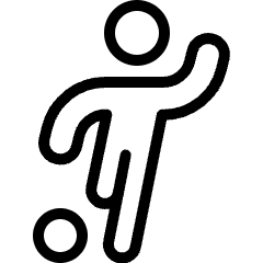 Soccer Player Icon from Ultimate Light Set