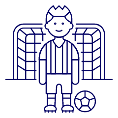 Sports Soccer Football 7 Illustration from UX Line Set