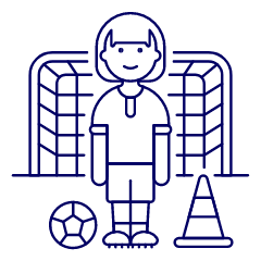 Sports Soccer Football 8 Illustration from UX Line Set