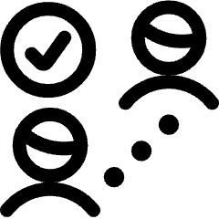 Social Distancing Correct 3 Icon from Ultimate Regular Set