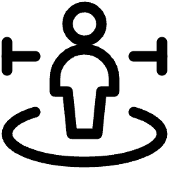 Social Distancing Man Icon from Ultimate Regular Set