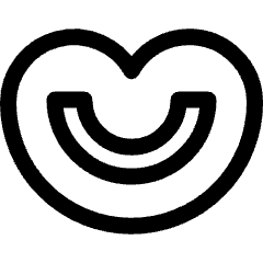 Badoo Logo Icon from Ultimate Regular Set