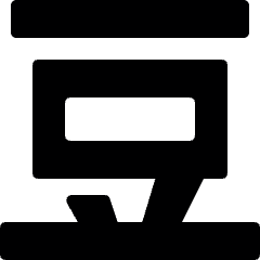 Douban Logo Icon from Ultimate Bold Set