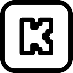 Kick Logo Icon from Ultimate Regular Set